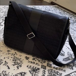 Coach laptop bag with crossbody strap
